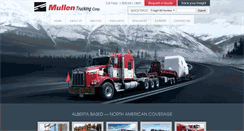 Desktop Screenshot of mullentrucking.com