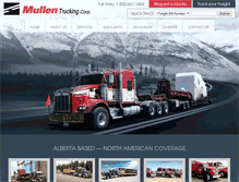 Tablet Screenshot of mullentrucking.com